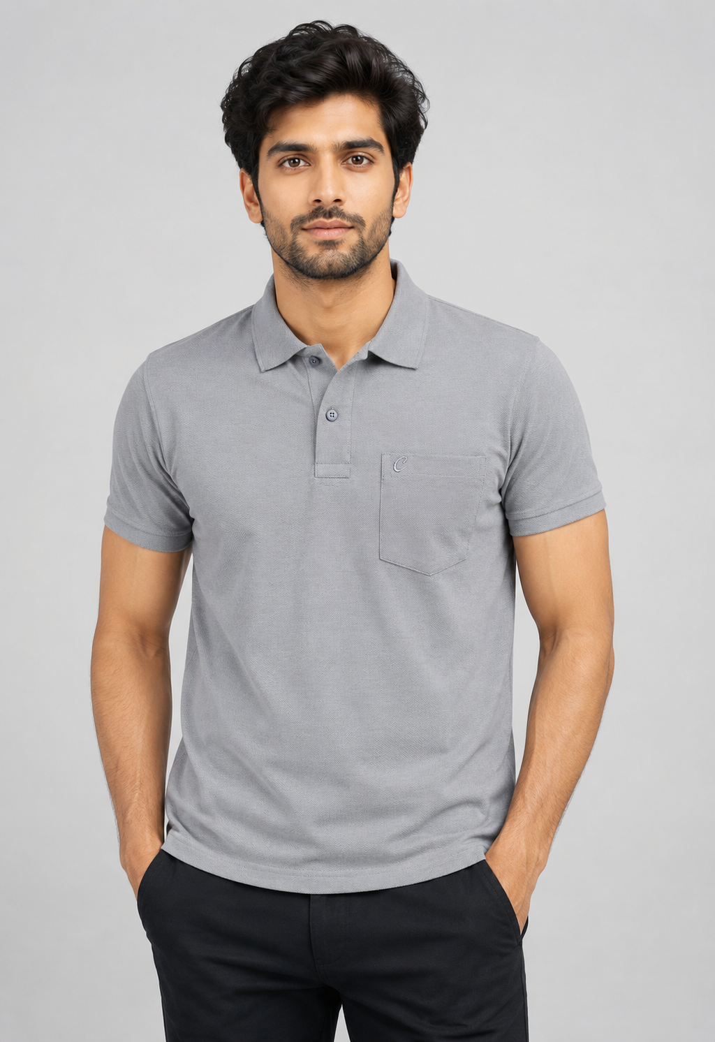 Men's Polo T-Shirt | Regular Fit Matty Fabric | Half Sleeve Collar Neck Casual Polo Tee with Chest Pocket | T-Shirt for Men