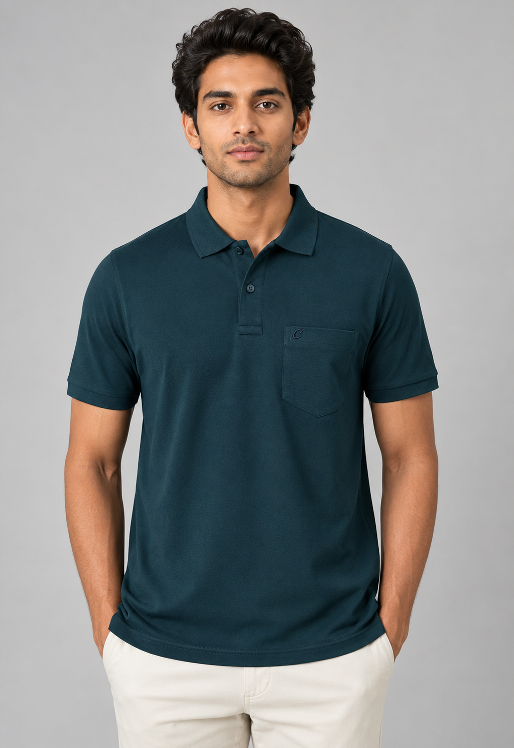 Men's Polo T-Shirt | Regular Fit Matty Fabric | Half Sleeve Collar Neck Casual Polo Tee with Chest Pocket | T-Shirt for Men