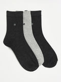Men's Ankle Socks, Pack of 3, Assorted Colors