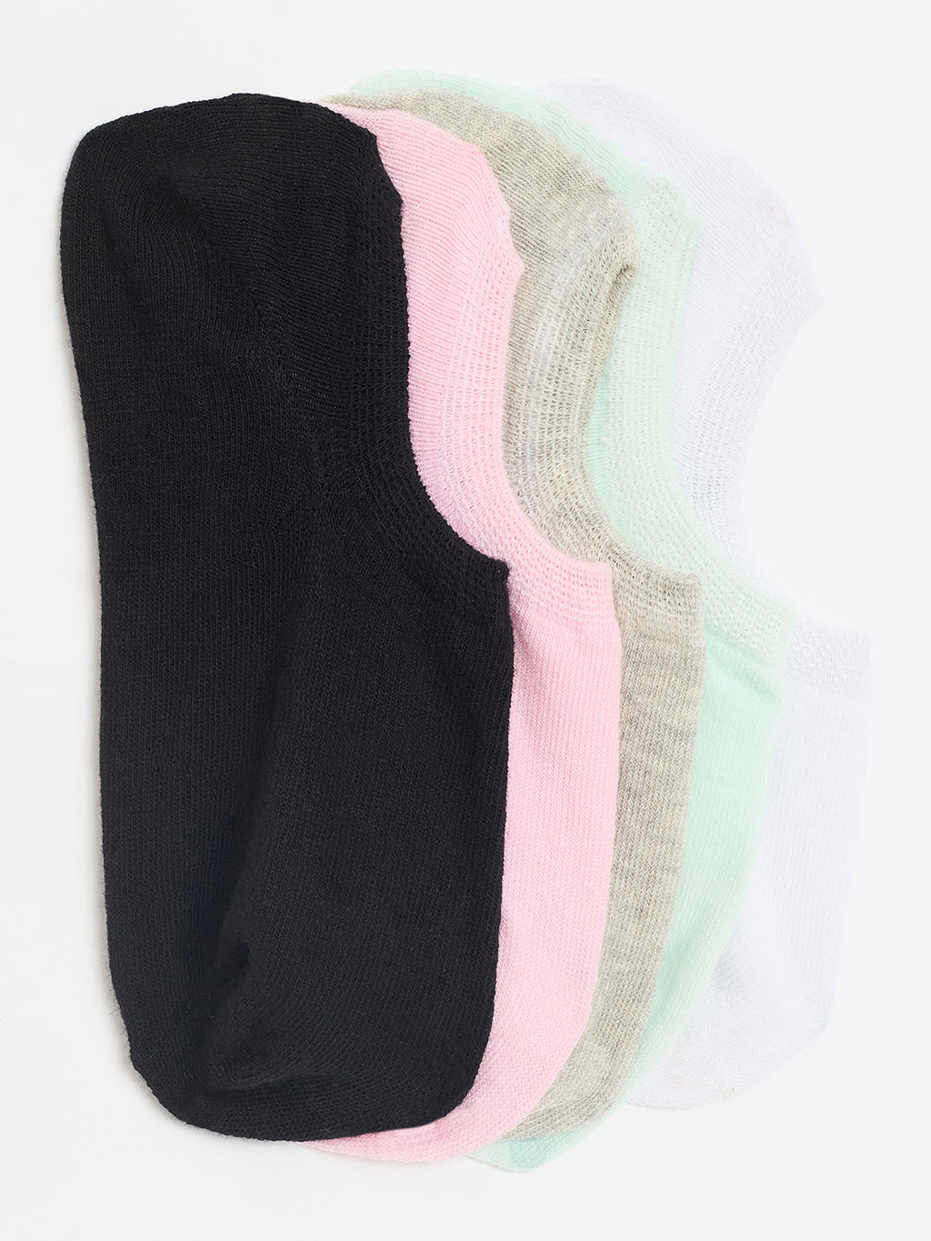 Women's No-Show Socks, Pack of 5