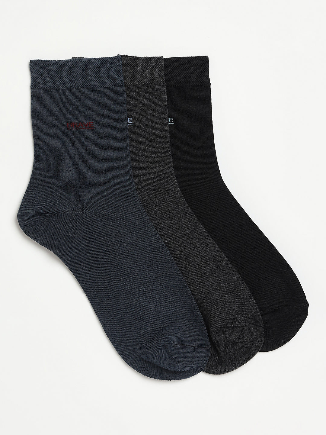 Men's Ankle Socks, Pack of 3, Assorted Colors