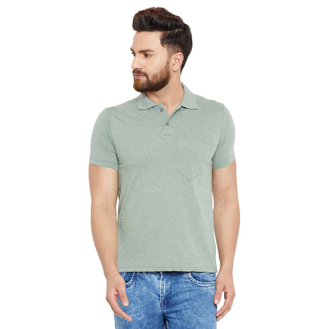 Mens Half Sleeve Plain Polo Tshirt