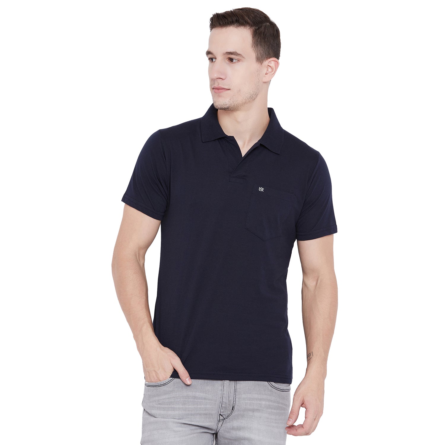 Shop Camey T-Shirts for Men – Everyday Comfort & Style | Mens Half Sleeve Plain Polo Tshirt