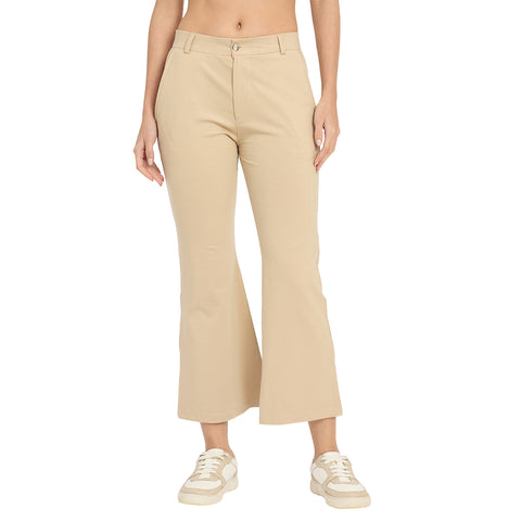 Women’s Flared Pants, Khaki