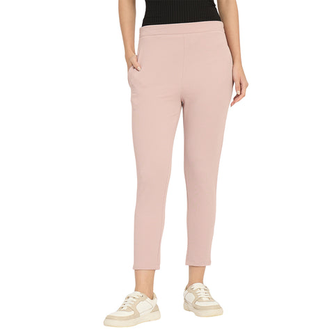 Women Narrow Pant, Peach