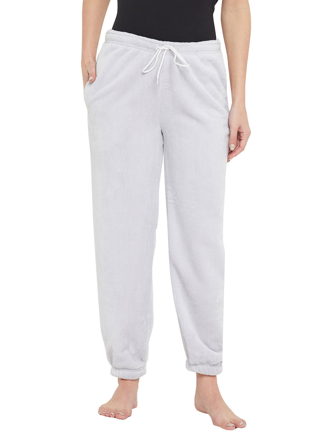 Women's Winter Soft & Warm Jacquard Lower | Pyjama with 2 side pockets