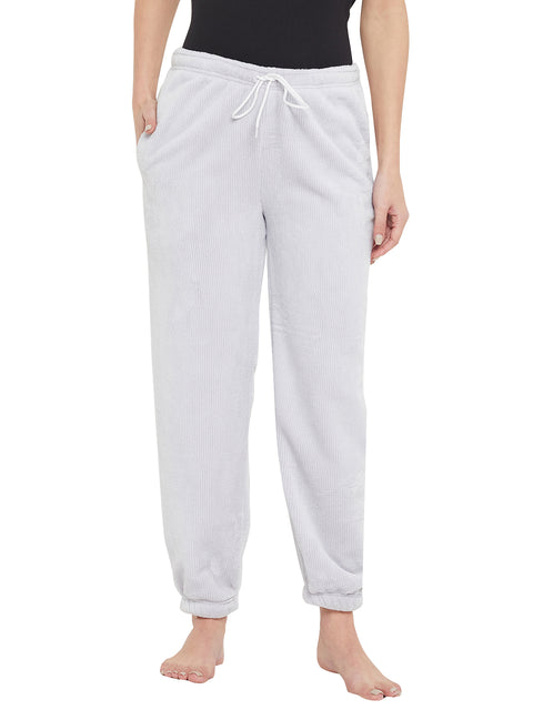 Women's Winter Soft & Warm Jacquard Lower | Pyjama with 2 side pockets