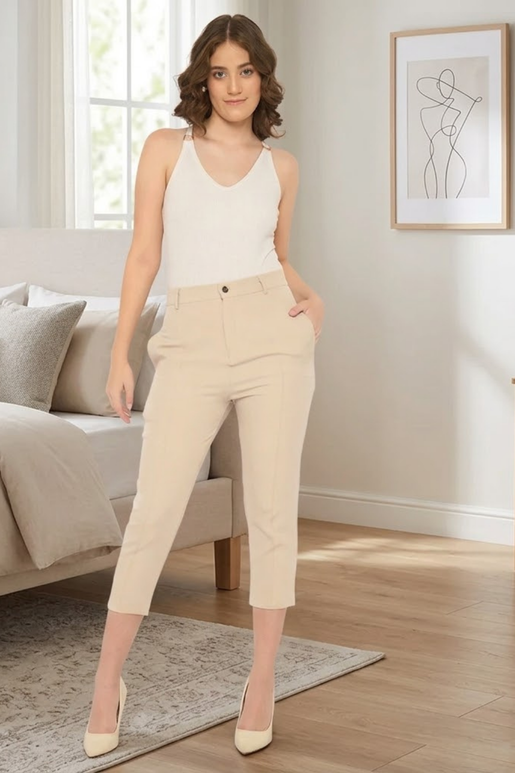 Women's Cropped Trousers