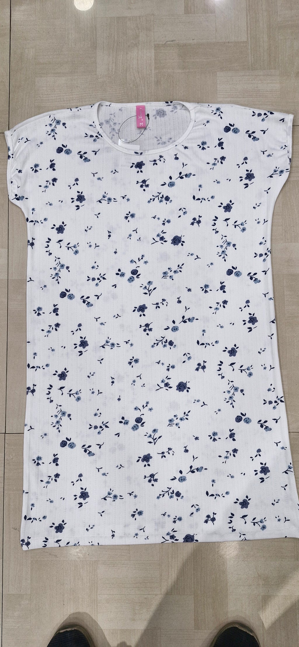 Women’s Knee Length Nighty | Soft Comfortable Sleepwear | Cap Sleeve Short Night Dress