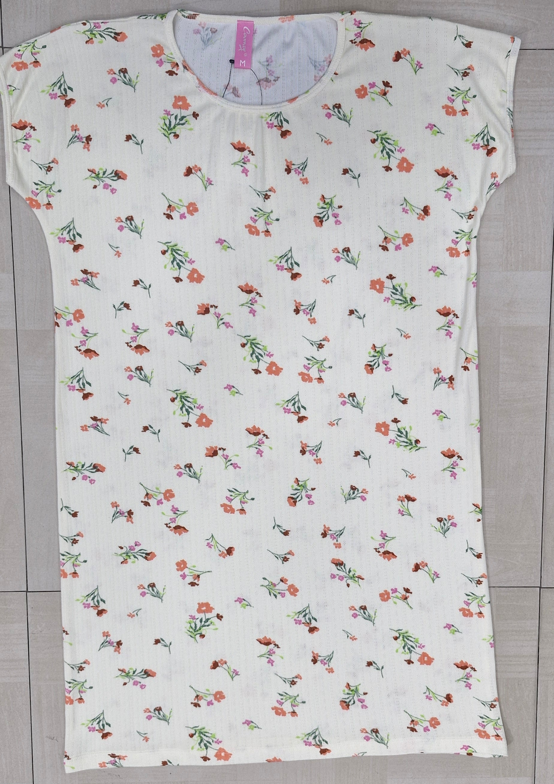 Women’s Knee Length Nighty | Soft Comfortable Sleepwear | Cap Sleeve Short Night Dress