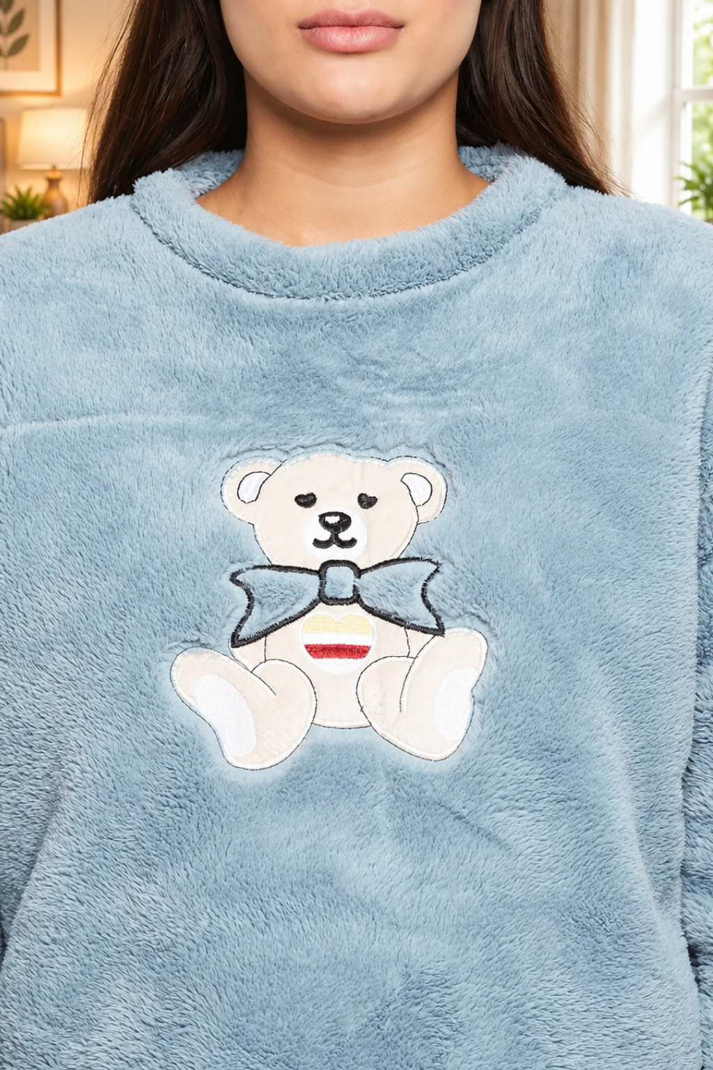 Women Printed Winter Full Sleeve Top and Pajama Pants