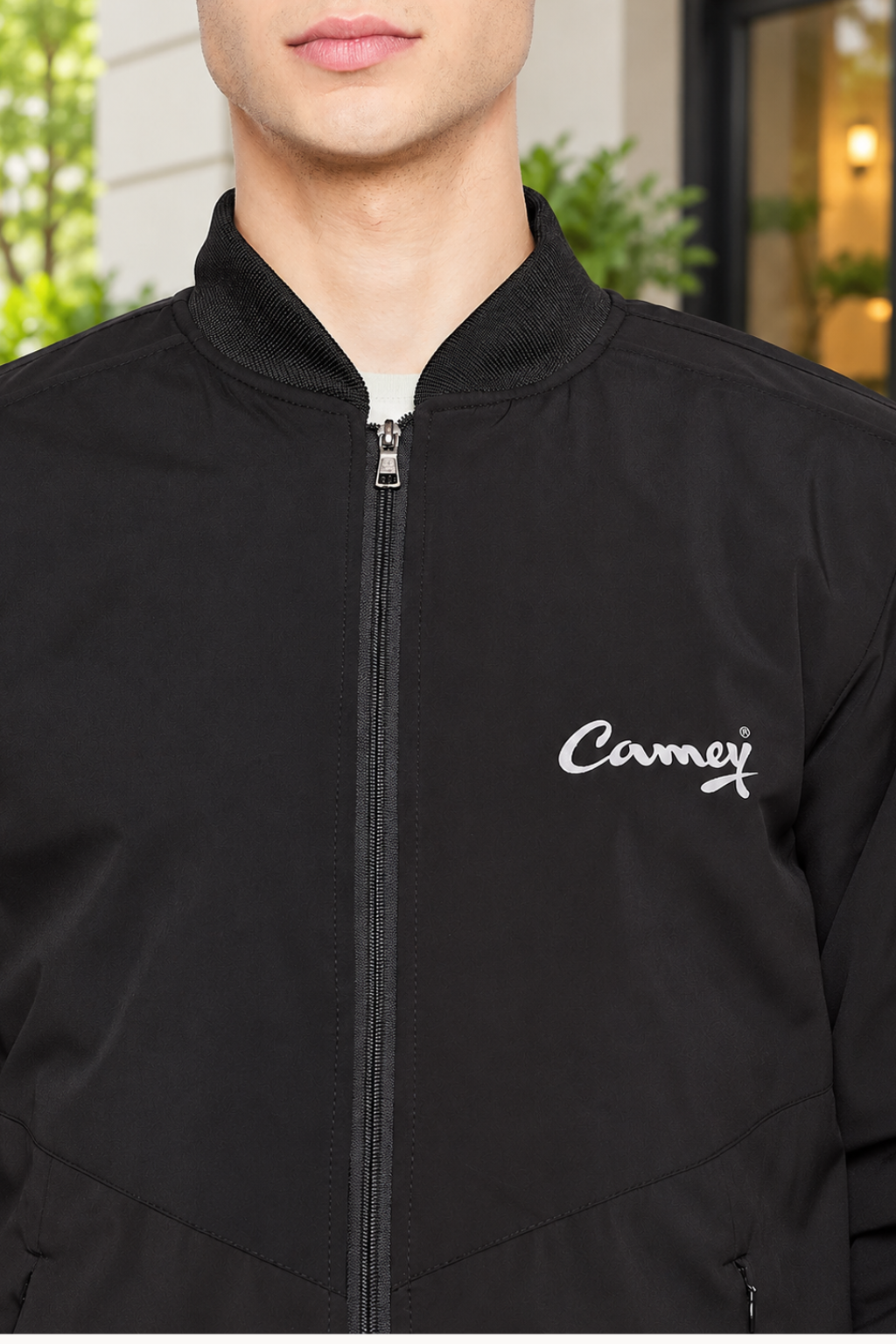 Mens Black Full Sleeve Zipper Jackets