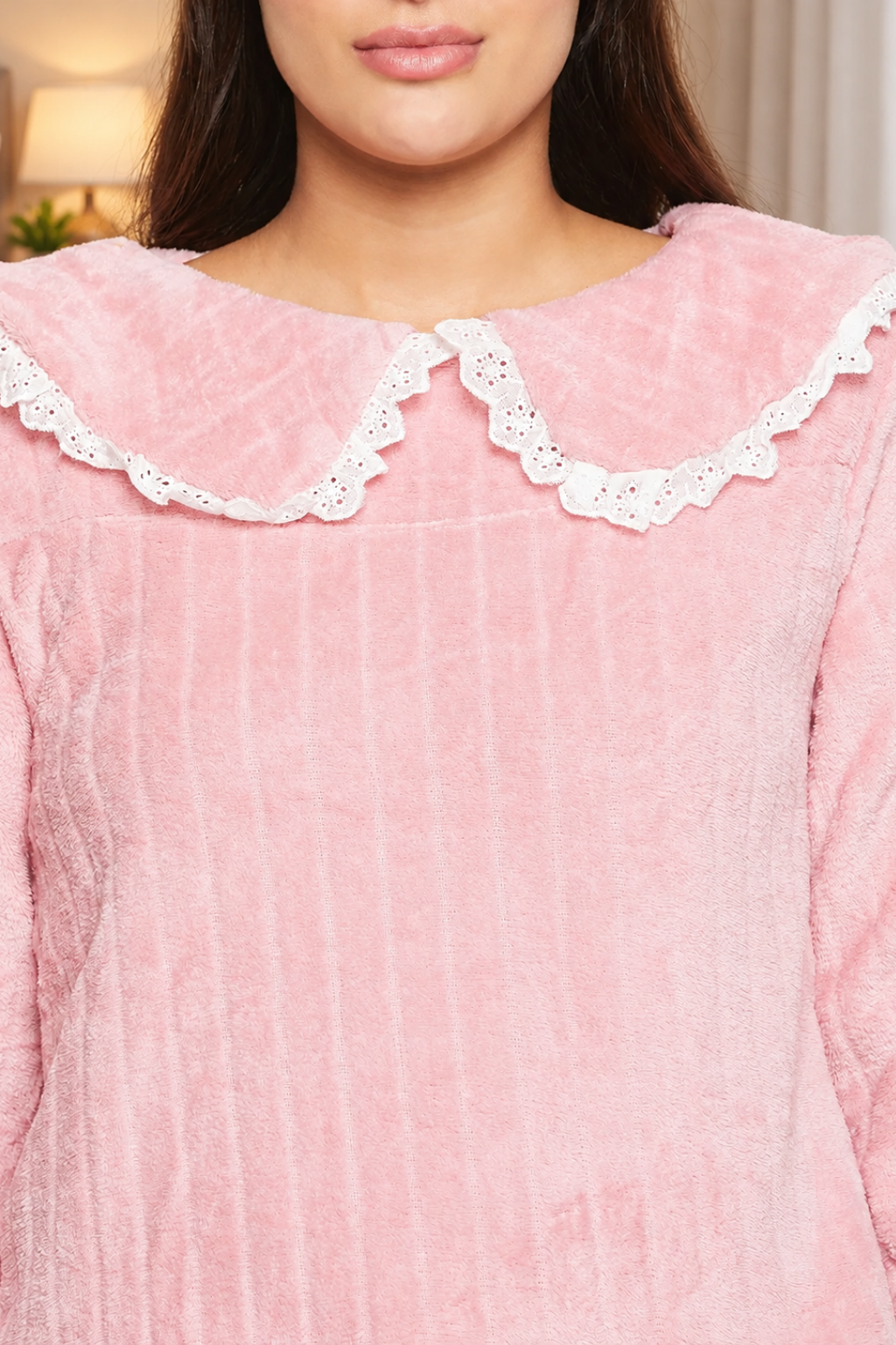 Women Printed Winter Full Sleeve Top and Pajama Pants