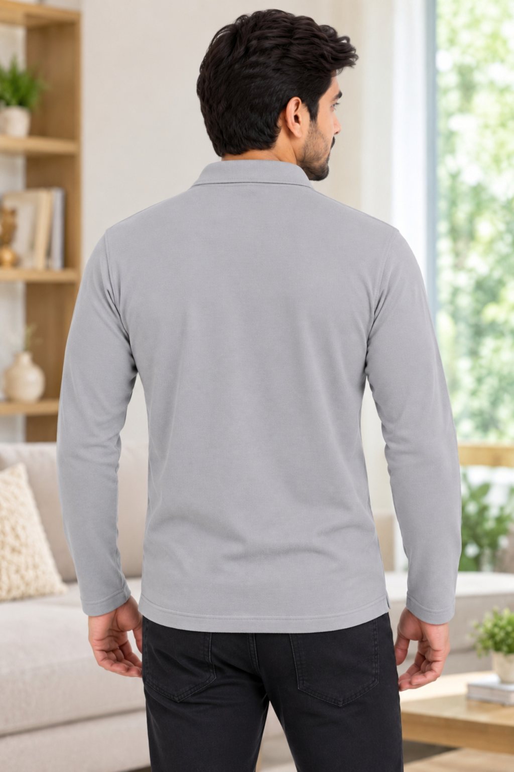 Mens Matty Polo T-Shirt with Pocket | Regular Fit | Full Sleeve Casual T-Shirt
