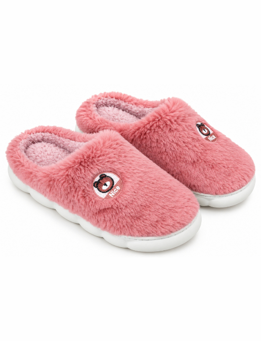 Camey Women’s Plush Indoor Slippers with Cute Prints | Soft Winter Home Slippers