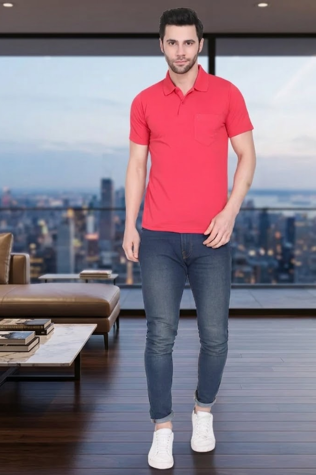 Shop Camey Men's Tees – Modern, Reasonable & Comfortable | Mens Half Sleeve Plain Polo Tshirt