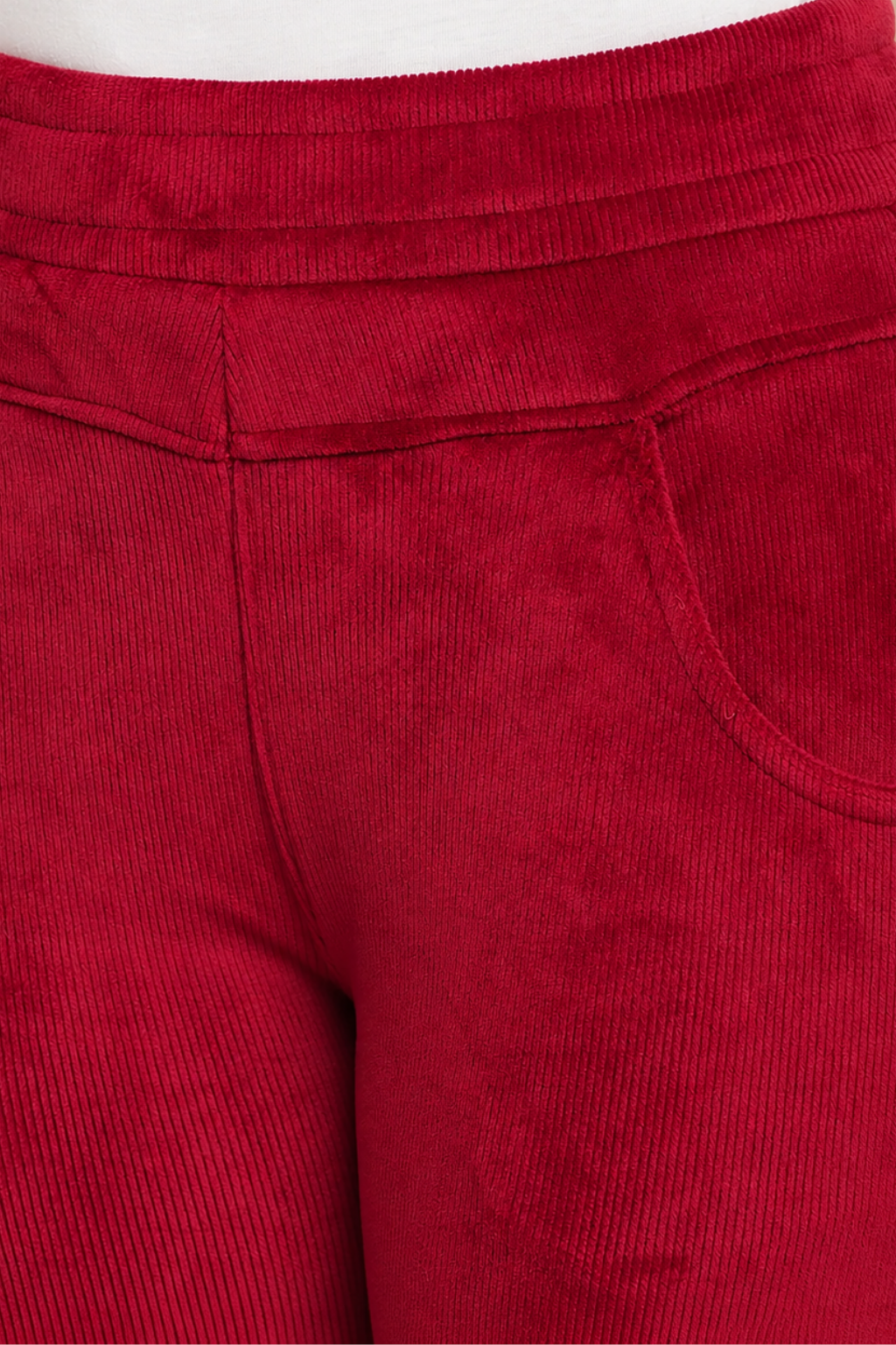 Women's Winter Soft & Warm Corduroy trouser|Pajayma with 2 side pockets