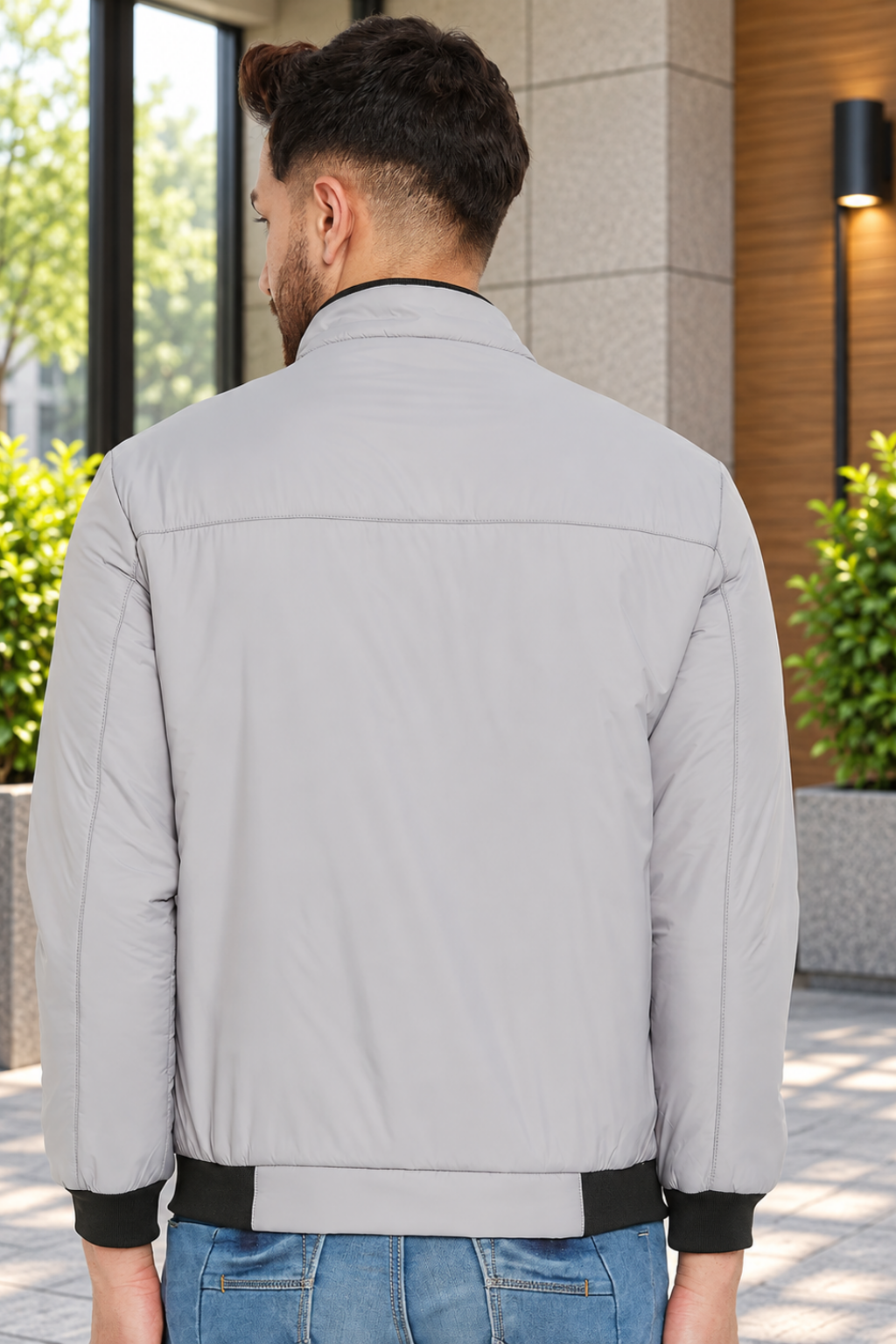 Full Sleeve Solid Men Jacket