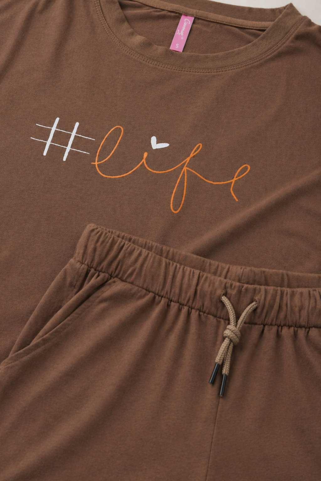 Women Cotton Nightwear Co-ord Set | T-Shirt & Shorts Lounge Set | Soft Comfortable Sleepwear Outfit