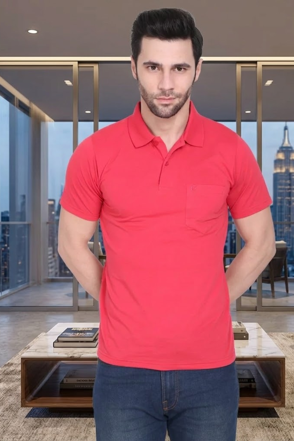 Shop Camey Men's Tees – Modern, Reasonable & Comfortable | Mens Half Sleeve Plain Polo Tshirt