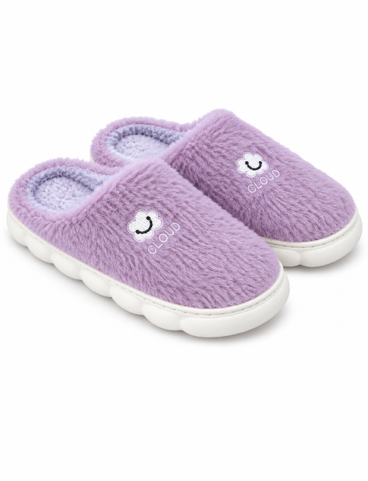Camey Women’s Plush Indoor Slippers with Cute Prints | Soft Winter Home Slippers
