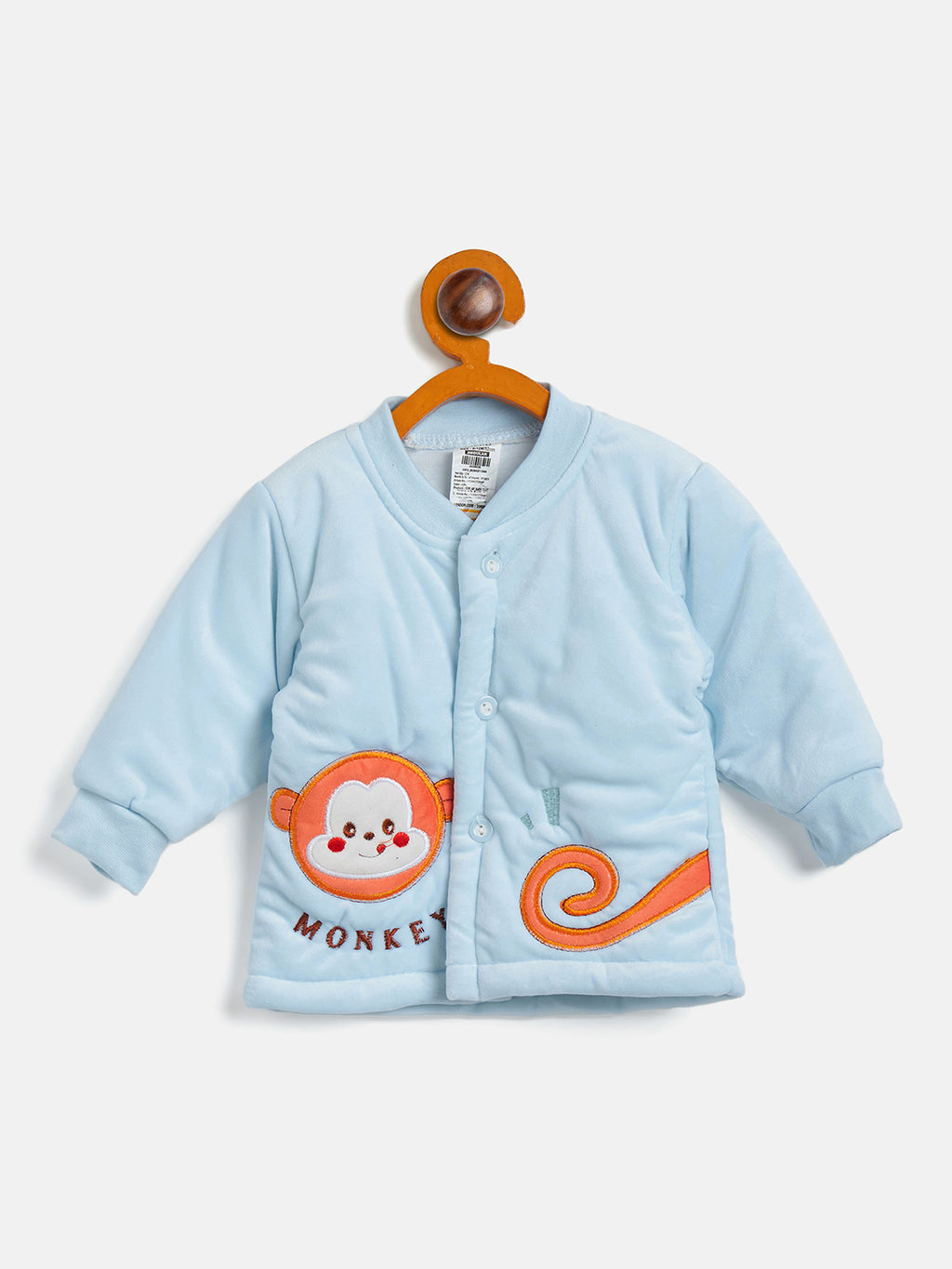 Infant Cartoon printed Full Sleeves Front Open Sweatshirt with Pant Set