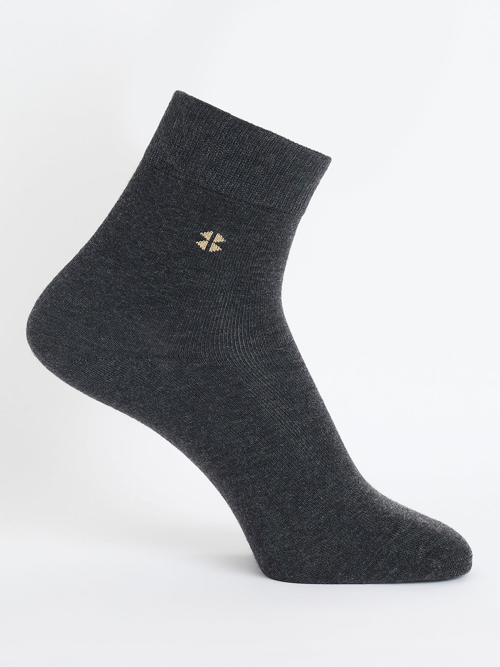 Ankle Length Cotton Socks, Pack of 3, Asst Colors