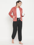 Women's Winter Soft & Warm Coral_Fleece Lower | Pyjama with 2 side pockets