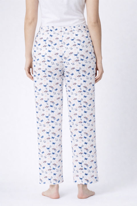 Camey Women's Printed Pyjama Pants, Floral Pattern, Sleepwear