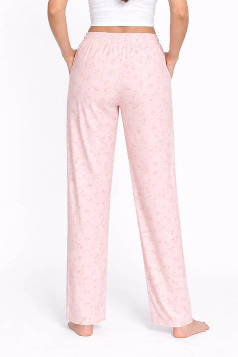 Camey Women's Printed Pyjama Pants, Floral Pattern, Sleepwear