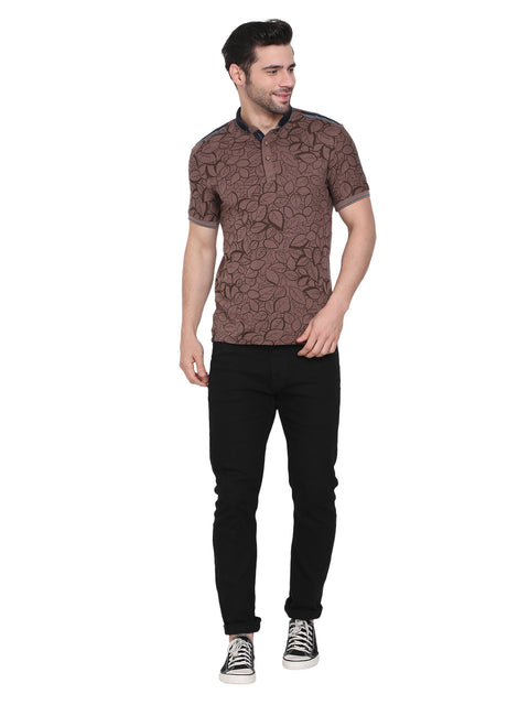 Camey Mens Polo printed t-shirt