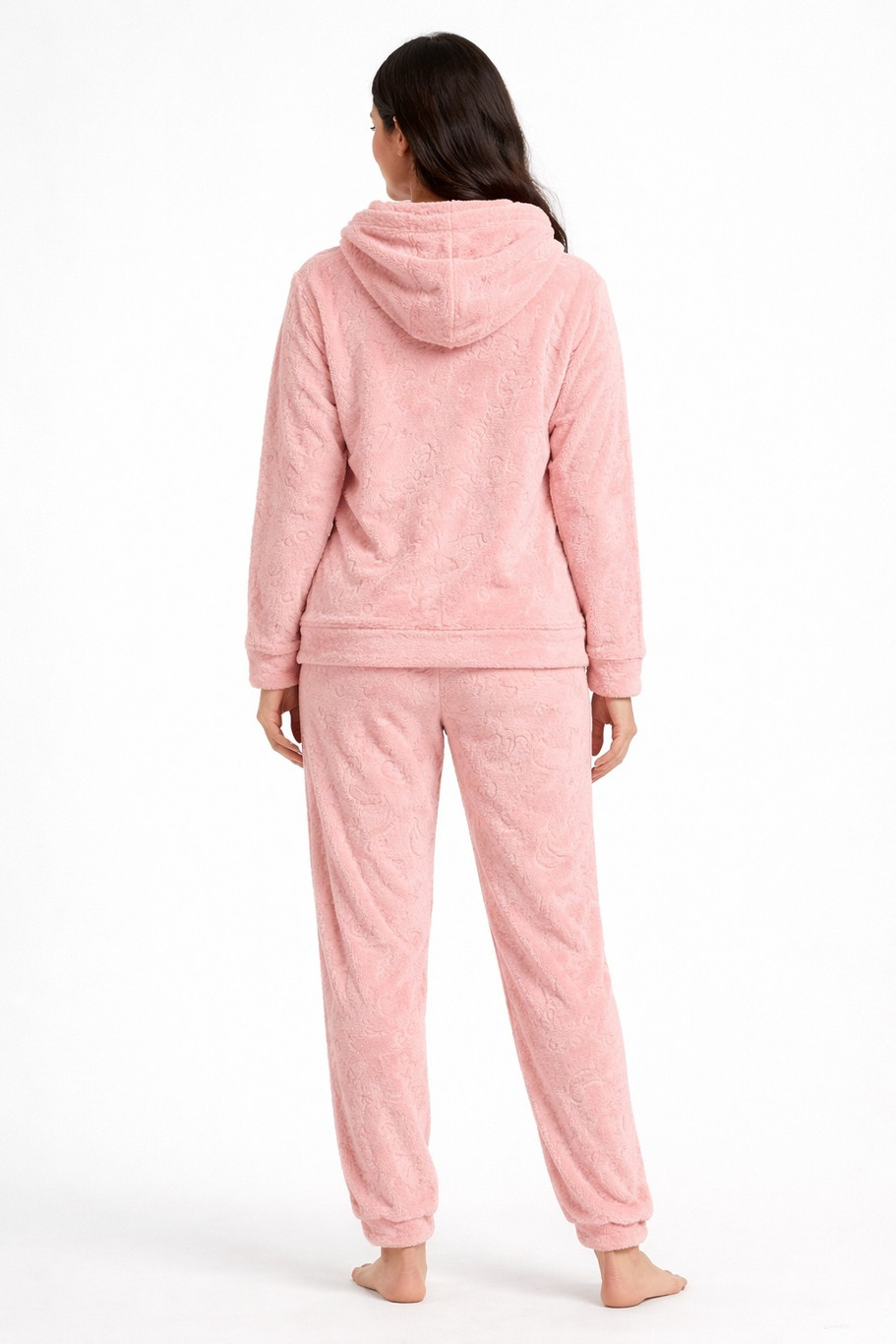 Camey Comfortable Women Winter Night Suit Set with Pocket