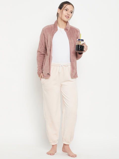 Women's Winter Soft & Warm Jacquard Lower | Pyjama with 2 side pockets