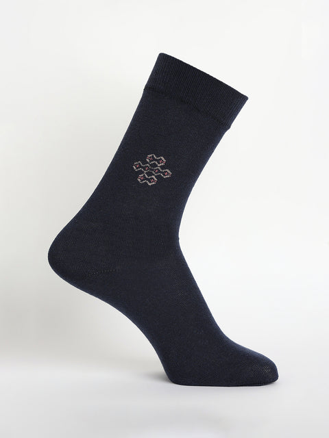 Mens Cotton Blend Calf (Full Length) Socks Pack of 3