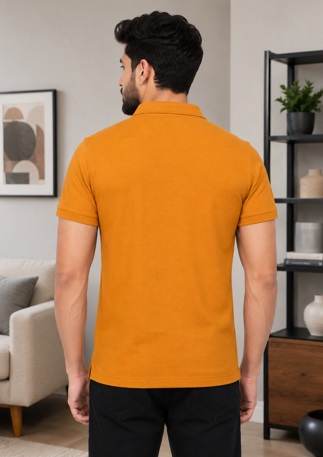 Men's Polo T-Shirt | Regular Fit Matty Fabric | Half Sleeve Collar Neck Casual Polo Tee with Chest Pocket | T-Shirt for Men