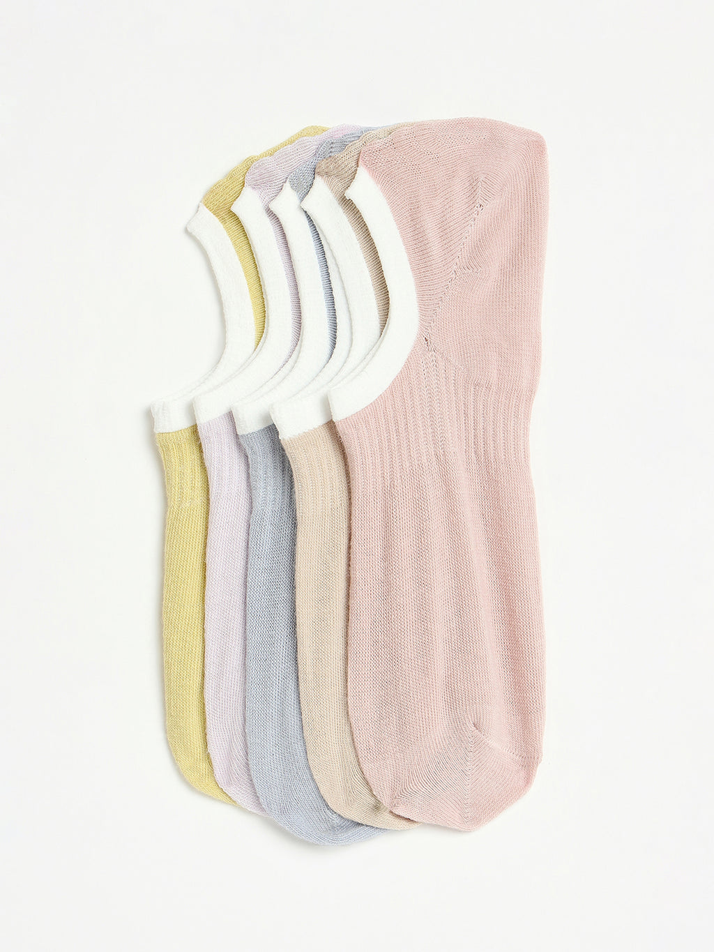 Women's No-Show Socks, Pack of 5