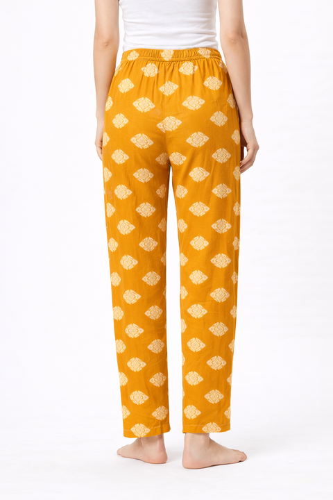 Camey Women's Printed Pyjama Pants, Floral Pattern, Sleepwear