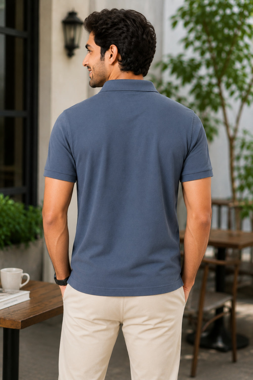 Men's Polo T-Shirt | Regular Fit Matty Fabric T-Shirt | Half Sleeve Collar Neck Polo T-Shirt for Men with Chest Pocket