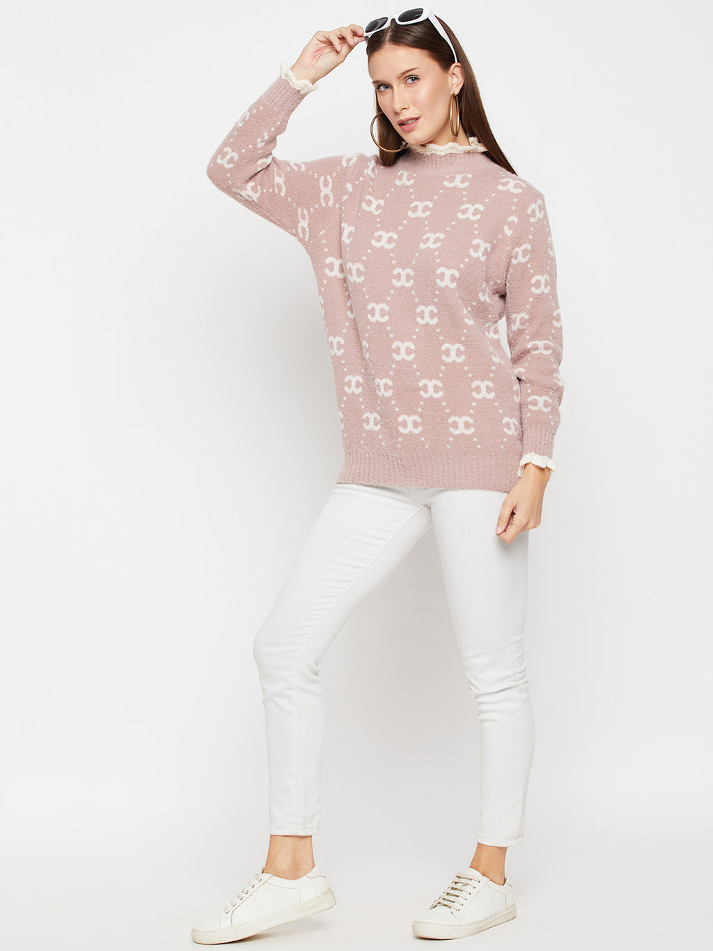 Women Woolen winter full sleeve high Neck top|Sweater
