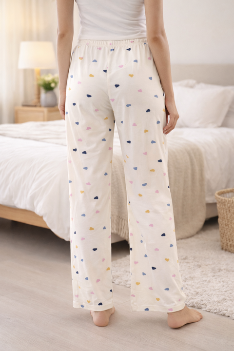 Camey Women's Printed Pyjama Pants, Floral Pattern, Sleepwear