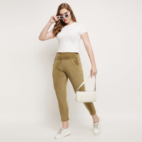 Women's Winter Soft & Warm Corduroy trouser|Pajayma with 2 side pockets