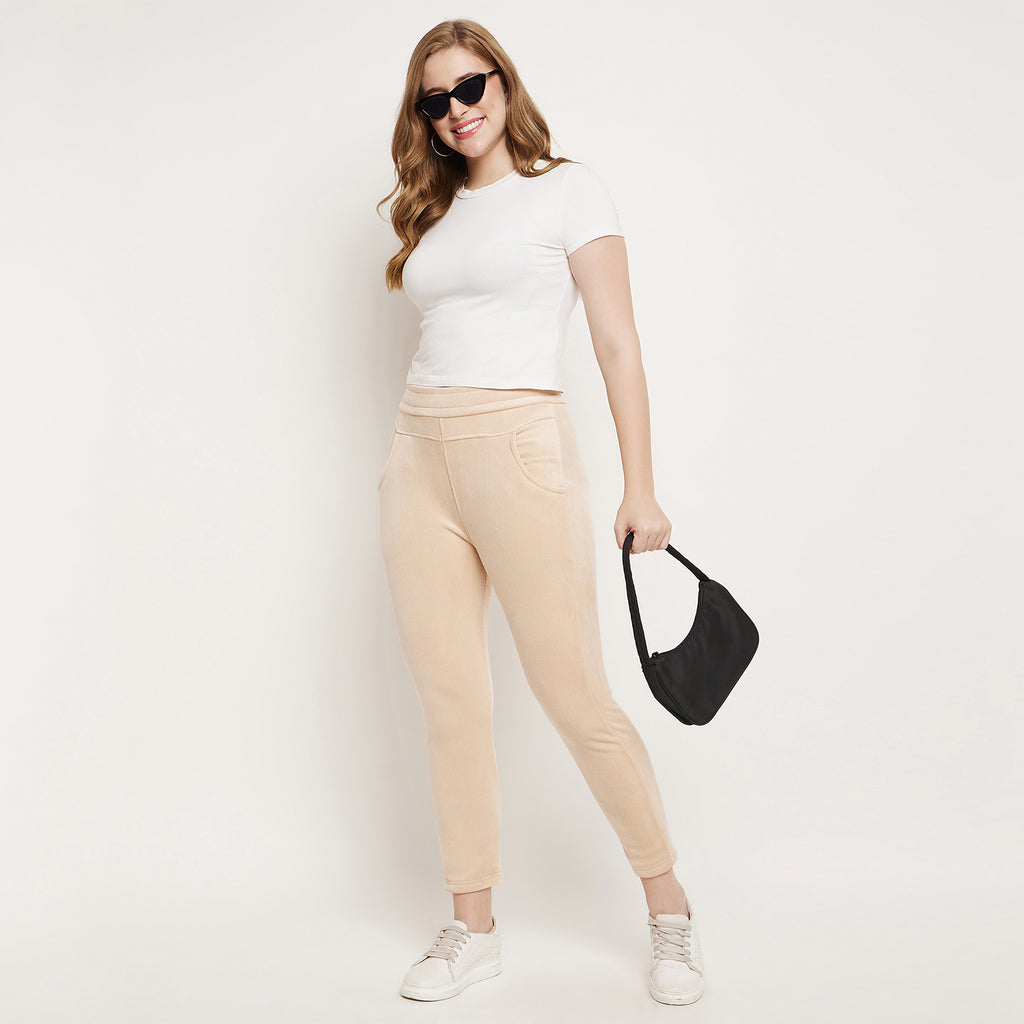 Women's Winter Soft & Warm Corduroy trouser|Pajayma with 2 side pockets