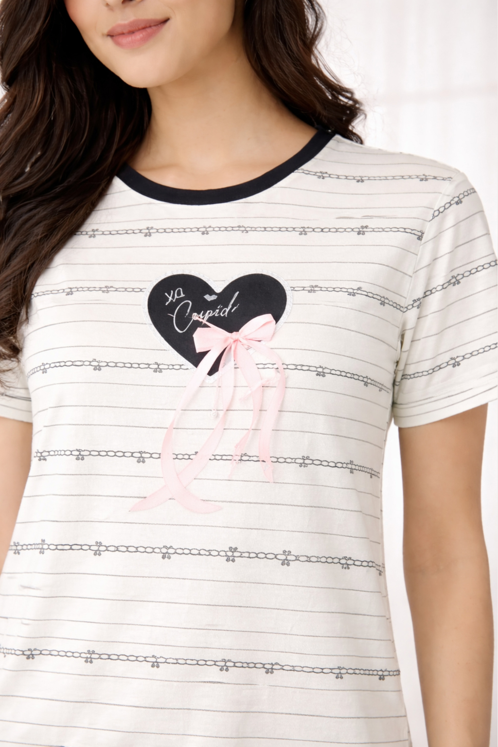 Women  Night Suit Set – Soft Printed Sleepwear with Half Sleeves & Full Length Pyjama