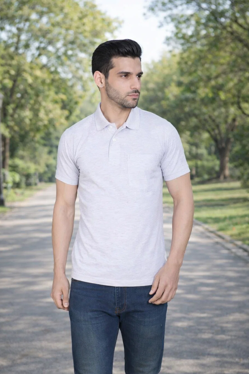 Camey Men's T-Shirts – Soft, Great Everyday Fit | Mens Half Sleeve Plain Polo Tshirt