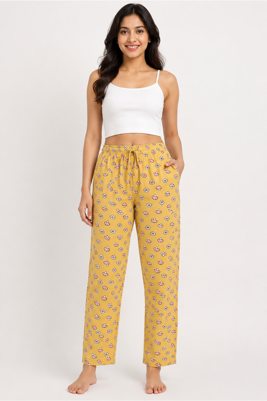 Camey Women's Printed Pyjama Pants, Lounge wear, Sleepwear