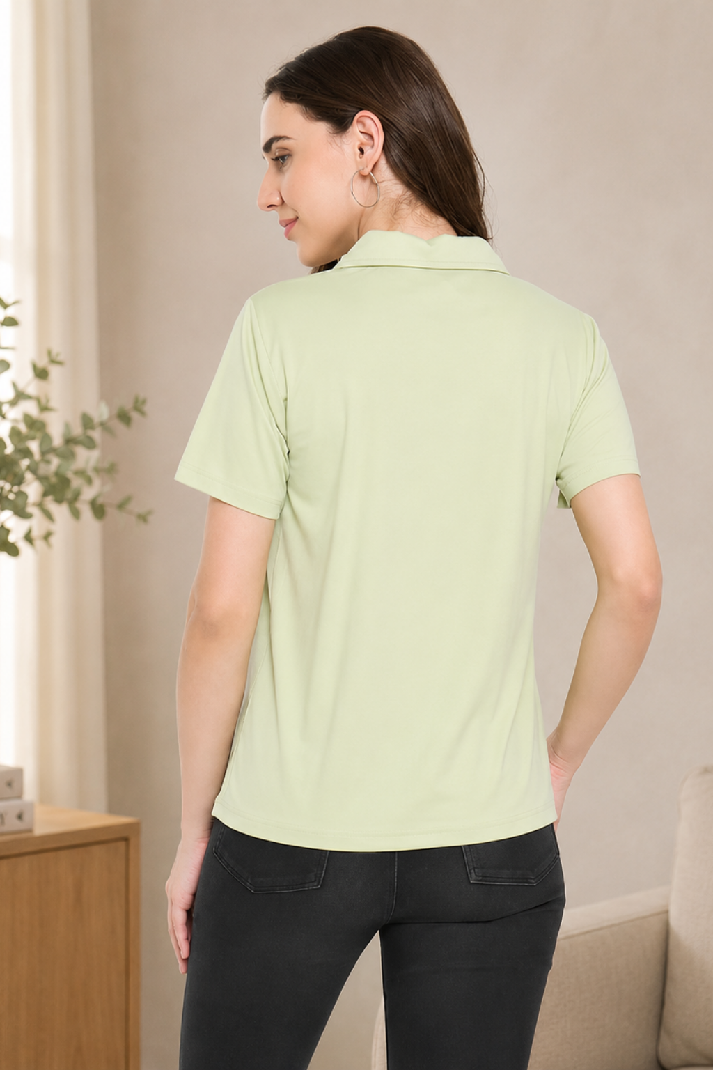Camey Women’s Tees – Stylish & Affordable Cotton T-Shirts | Women Classic Short Sleeve Polo T-Shirt, Collared Neck