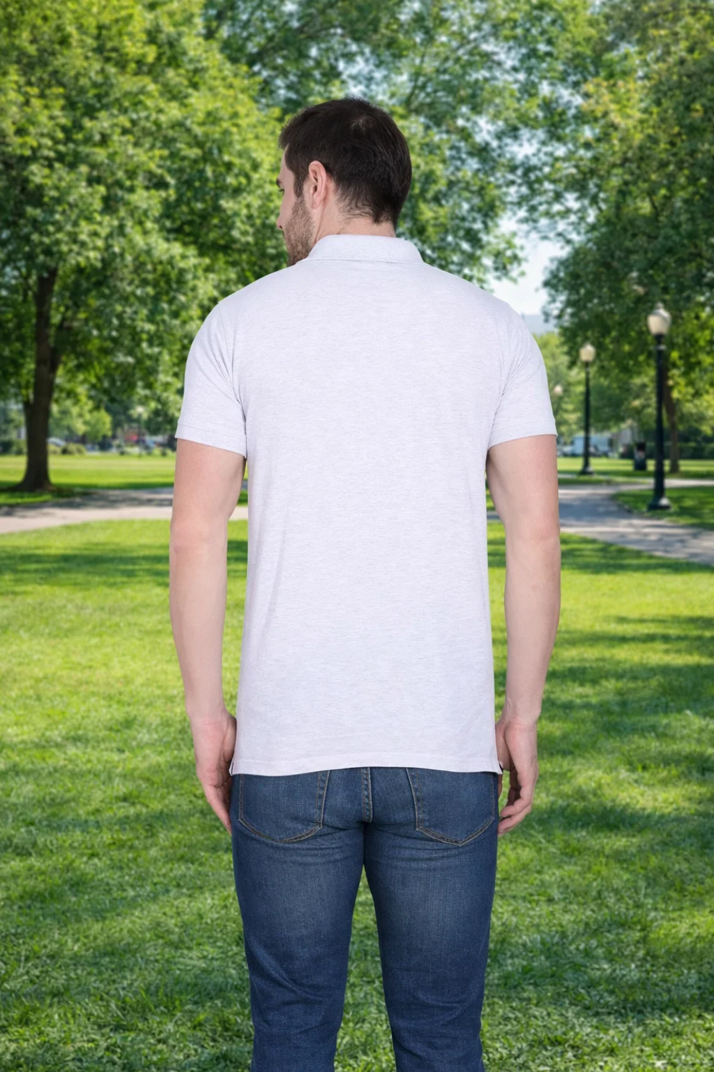 Camey Men's T-Shirts – Soft, Great Everyday Fit | Mens Half Sleeve Plain Polo Tshirt