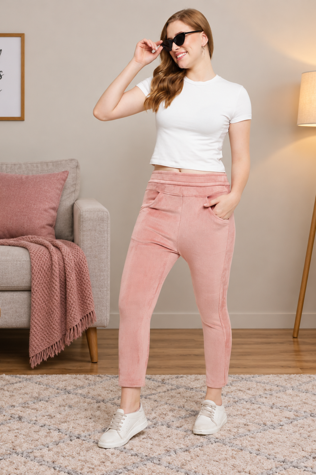 Women's Winter Soft & Warm Corduroy trouser|Pajayma with 2 side pockets