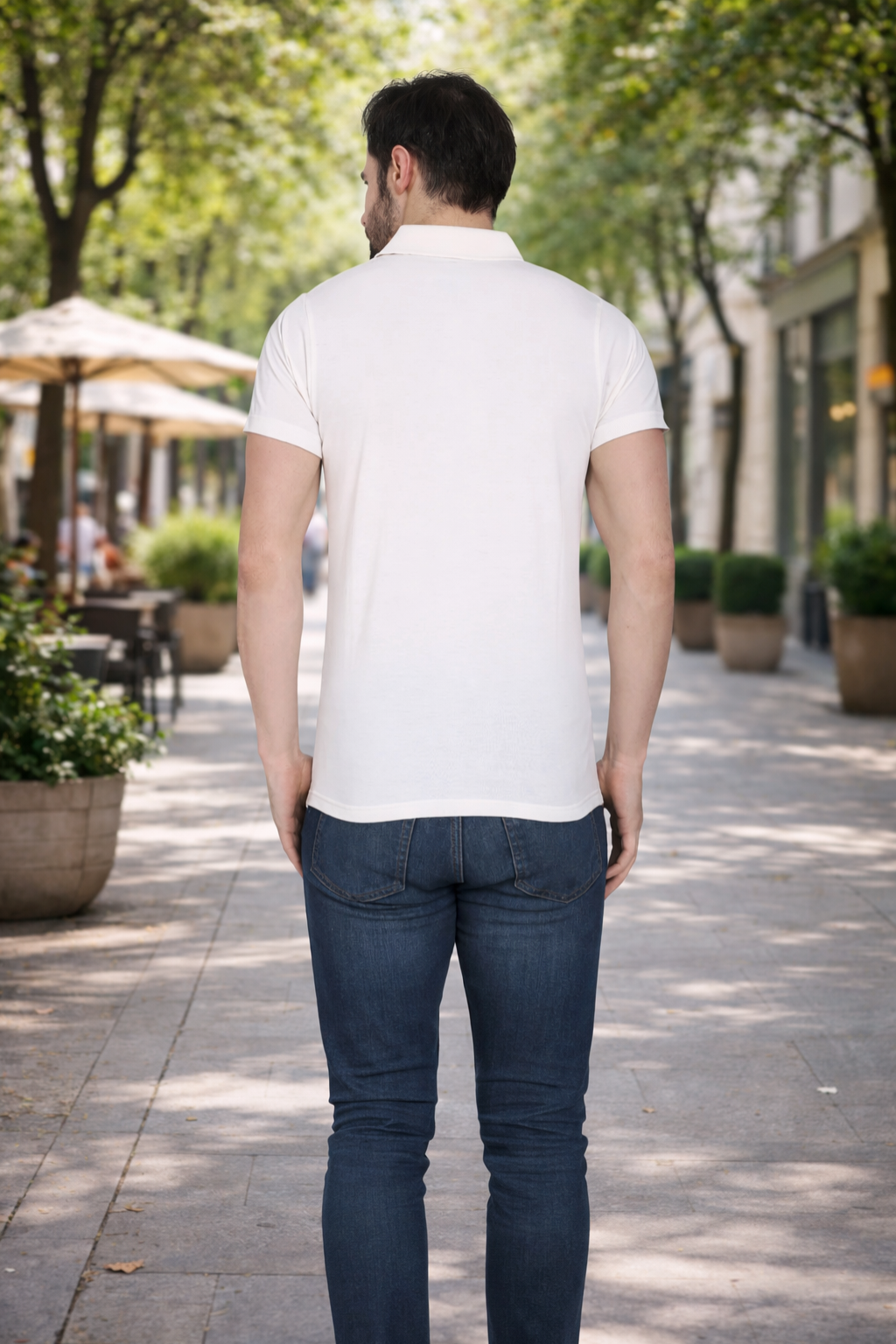Camey Classic T-Shirts – Ideal Men's Wardrobe Essential | Mens Half Sleeve Plain Polo Tshirt
