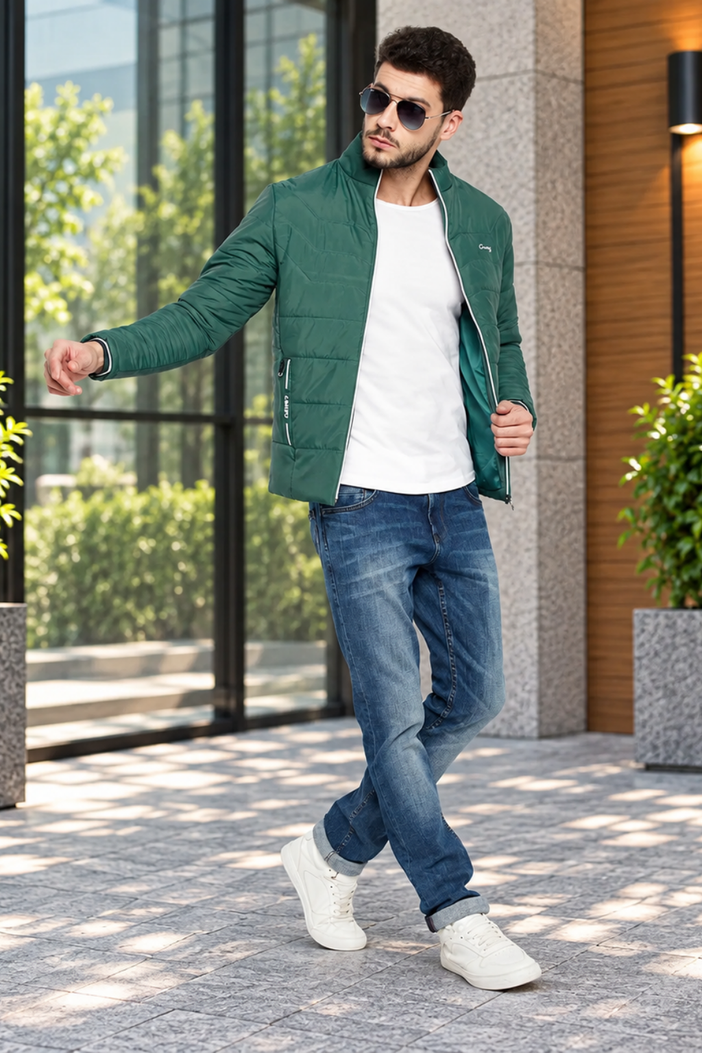 Men's Regular Fit Bomber Jacket For Winter Wear |Full Sleeve